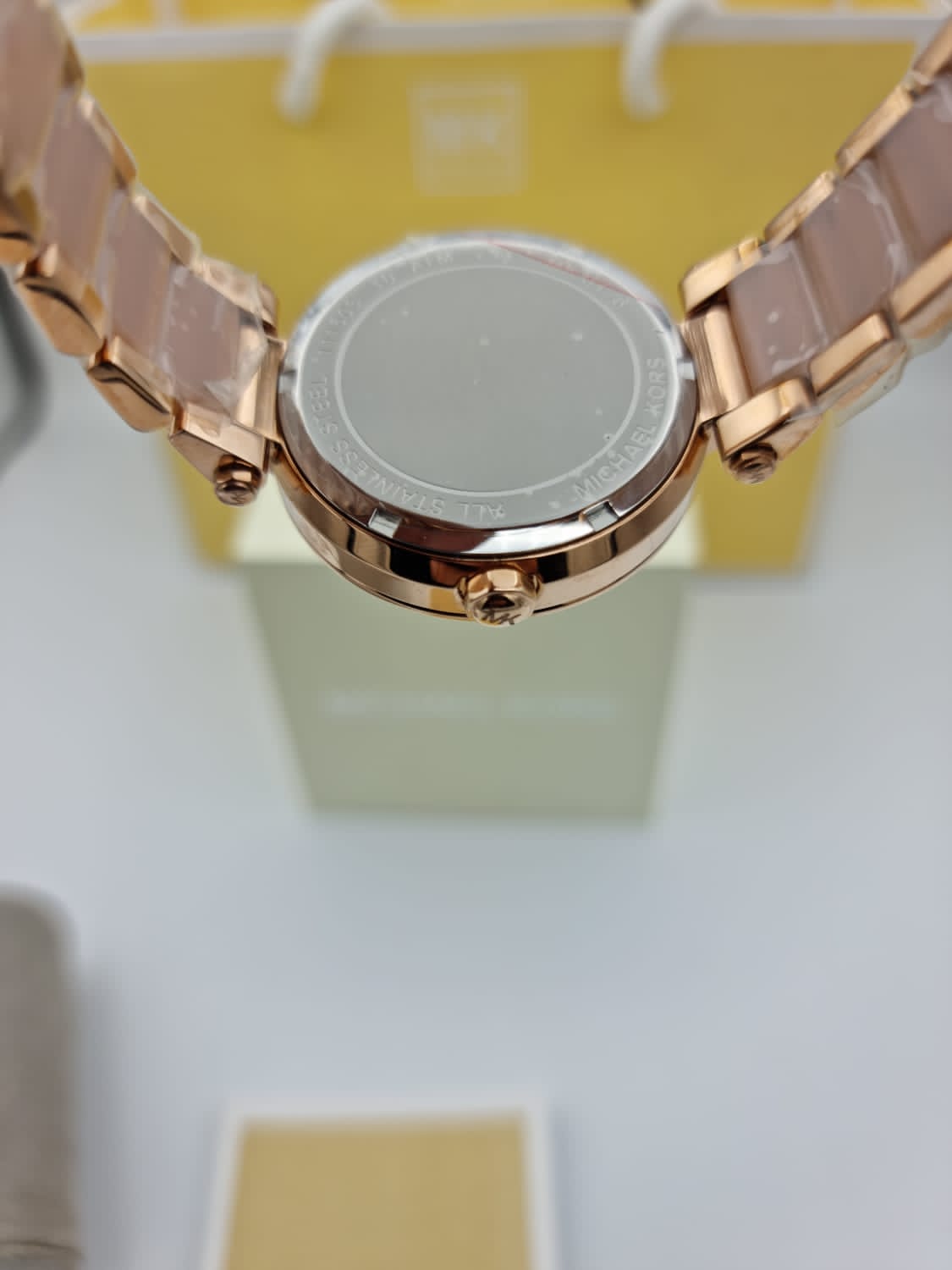 Michael Kors Women’s Quartz Stainless Steel Rose Gold Dial 39mm Watch MK6176