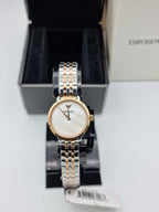Emporio Armani Women’s Stainless Steel Mother of Pearl Dial 32mm Watch AR11157