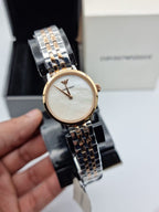 Emporio Armani Women’s Stainless Steel Mother of Pearl Dial 32mm Watch AR11157