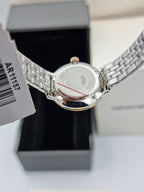 Emporio Armani Women’s Stainless Steel Mother of Pearl Dial 32mm Watch AR11157