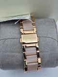 Michael Kors Women’s Quartz Stainless Steel Rose Gold Dial 39mm Watch MK5896
