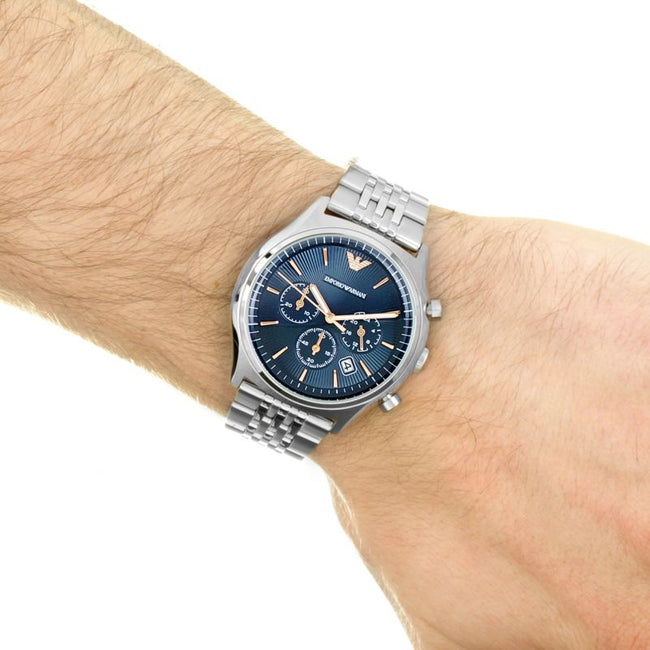 EMPORIO ARMANI Chronograph Blue Dial Men's Watch AR1974 Main Image