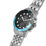 Fossil Men’s Quartz Stainless Steel Black Dial 42mm Watch FS5827