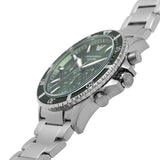 Emporio Armani Men’s Quartz Silver Stainless Steel Green Dial 43mm Watch AR11500