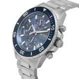 Hugo Boss Men’s Quartz Silver Stainless Steel Blue Dial 46mm Watch 1513907