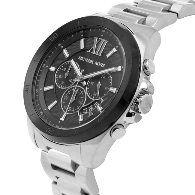 Michael Kors Men’s Quartz Stainless Steel Black Dial 45mm Watch MK8847 Main Image