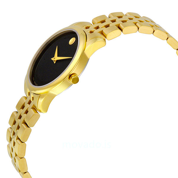 Movado Museum Classic 28mm Gold PVD Stainless Steel Bracelet Swiss Quartz Women's Watch 0607005