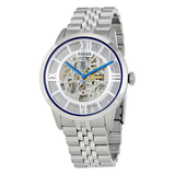 Fossil Men’s Automatic Stainless Steel Skeleton Dial 44mm Watch ME3044