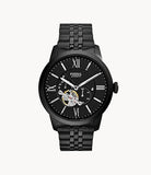 Fossil Men's ME3062 Townsman Mechanical Stainless Steel Watch with Black Link Bracelet