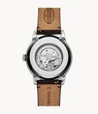 Fossil Men’s Automatic Leather Strap Blue Dial 44mm Watch ME3110
