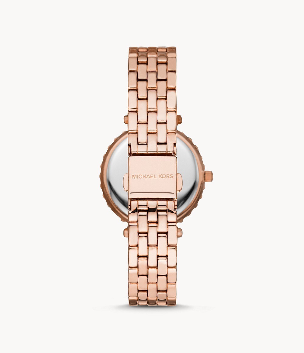 Michael Kors Women’s Quartz Stainless Steel Rose Gold Dial 35mm Watch MK4514