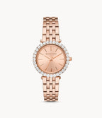 Michael Kors Women’s Quartz Stainless Steel Rose Gold Dial 35mm Watch MK4514