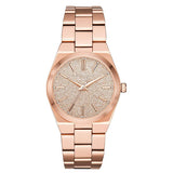 Michael Kors Women’s Quartz Stainless Steel Rose Gold Dial 36mm Watch MK6624