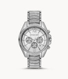 Michael Kors Women’s Chronograph Quartz Stainless Steel Silver Dial 44mm Watch MK6728