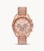 Michael Kors Women’s Chronograph Quartz Stainless Steel Rose Gold Dial 44mm Watch MK6730