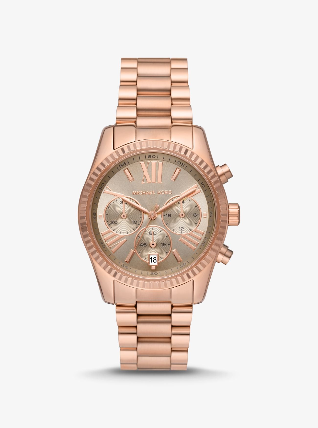 Lexington Rose Gold-Tone Watch MK7217