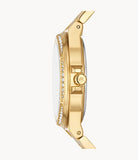 Michael Kors Women’s Quartz Stainless Steel Gold Dial 37mm Watch MK7229