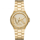 Michael Kors Women’s Quartz Stainless Steel Gold Dial 37mm Watch MK7229