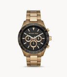 Michael Kors Layton Chronograph Antique Gold-Tone Stainless Steel Watch