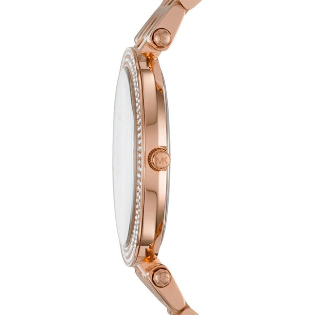 Michael Kors Women’s Quartz Stainless Steel Blue Dial 39mm Watch MK3728 Main Image