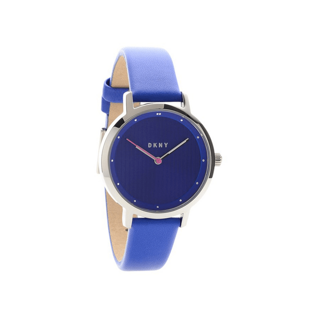 DKNY Women's The Modernist NY2675 Blue Leather Quartz Fashion Watch Main Image