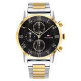 Tommy Hilfiger Men’s Quartz Stainless Steel Black Dial 44mm Watch 1791539