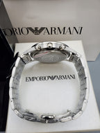 EMPORIO ARMANI Dress Chronograph Blue Dial Men's Watch AR1942