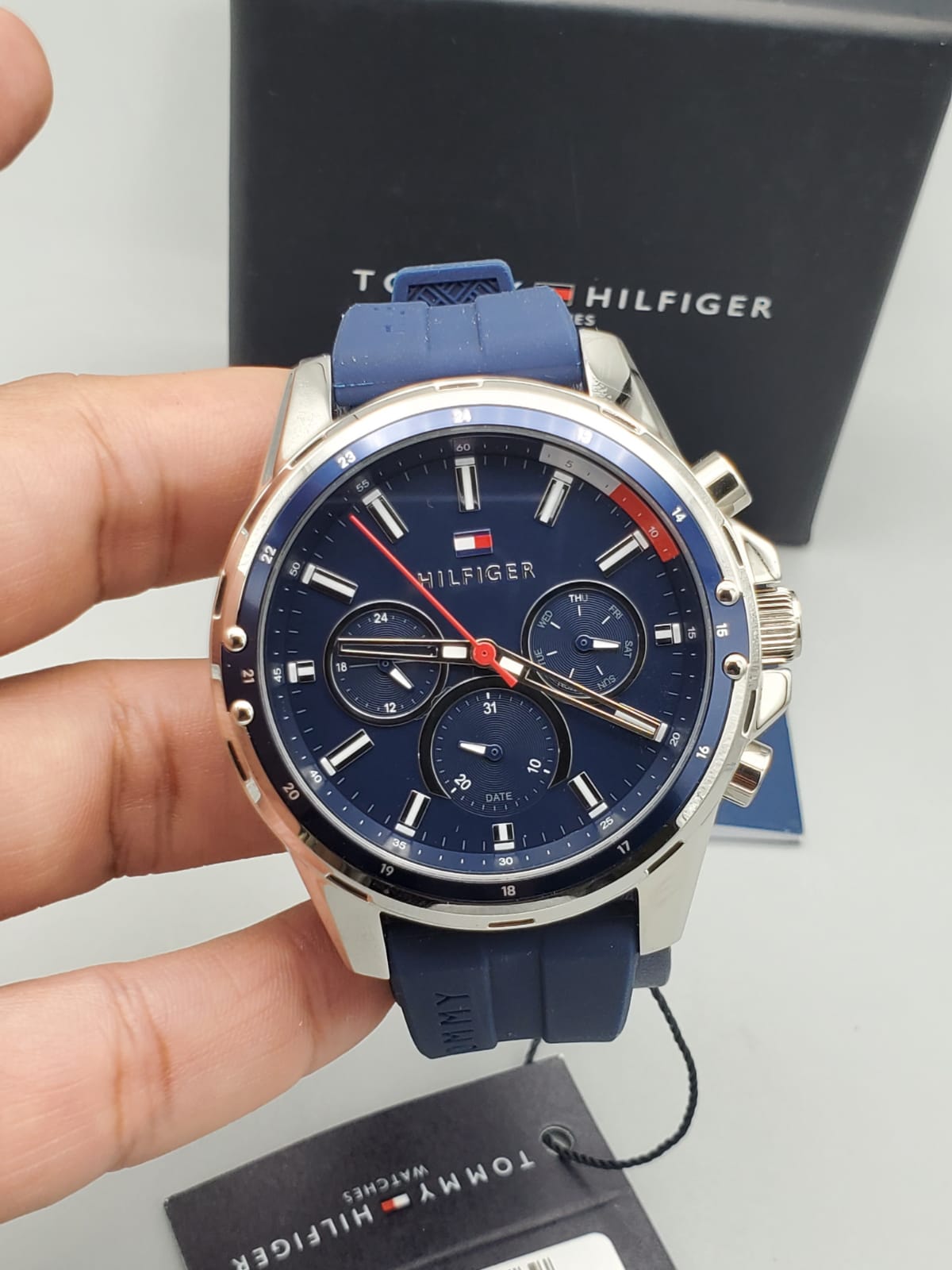Tommy Hilfiger Men's Analogue Quartz Watch with Silicone Strap 1791791