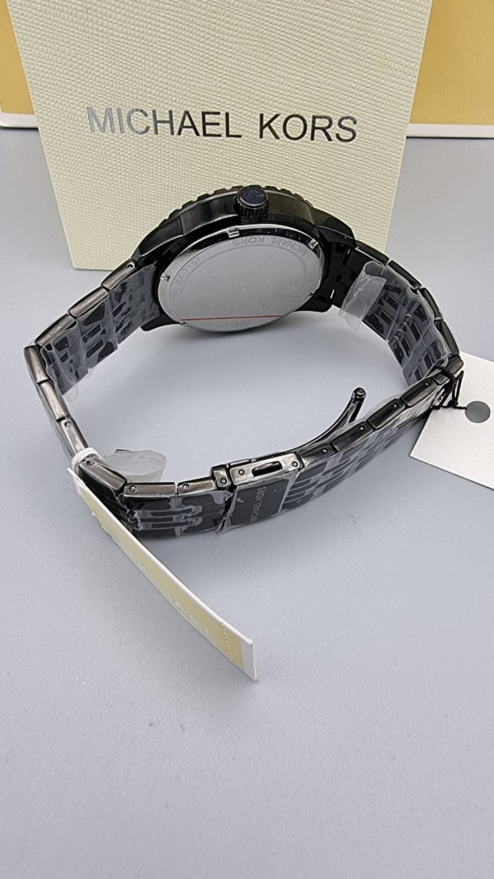Michael Kors Cunningham Multifunction Black Stainless Steel Men's Watch MK7157
