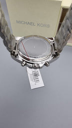 MICHAEL KORS Bradshaw Silver Crystal Pave Dial Ladies Watch MK6320