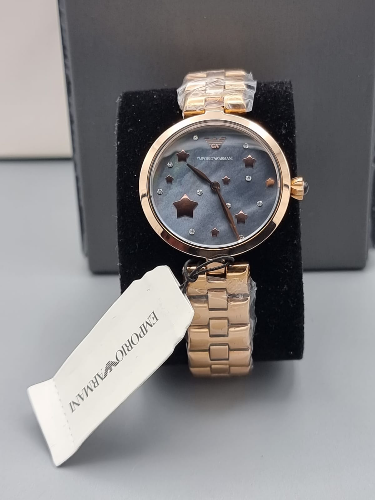 EMPORIO ARMANI Quartz Black Dial Ladies Watch AR11197