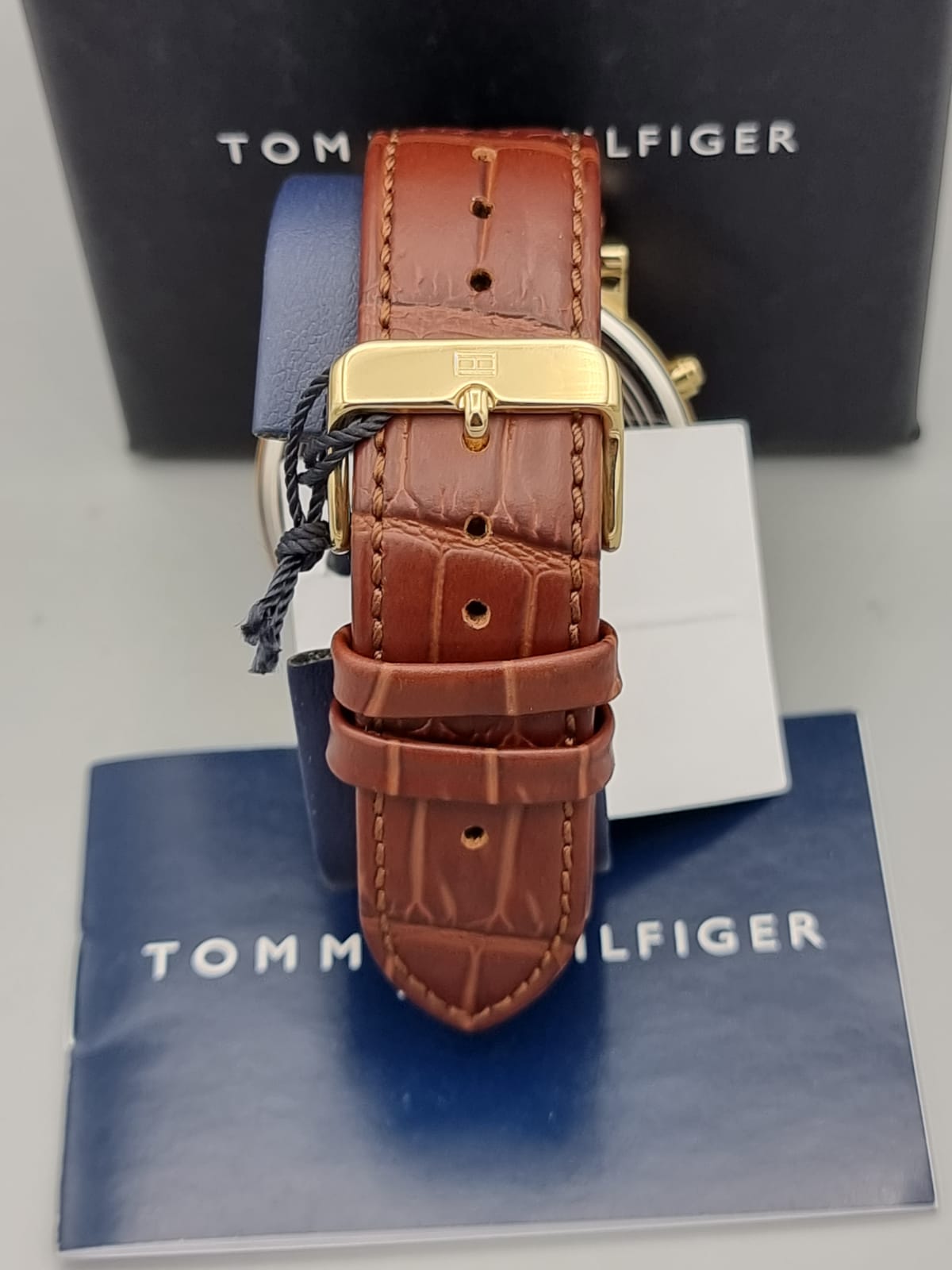 Brown Watch Leather 44mm Men\'s 1710380 Daniel Hilfiger Tommy