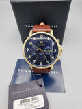 Tommy Hilfiger 1710380 Daniel 44mm Men's Brown Leather Watch
