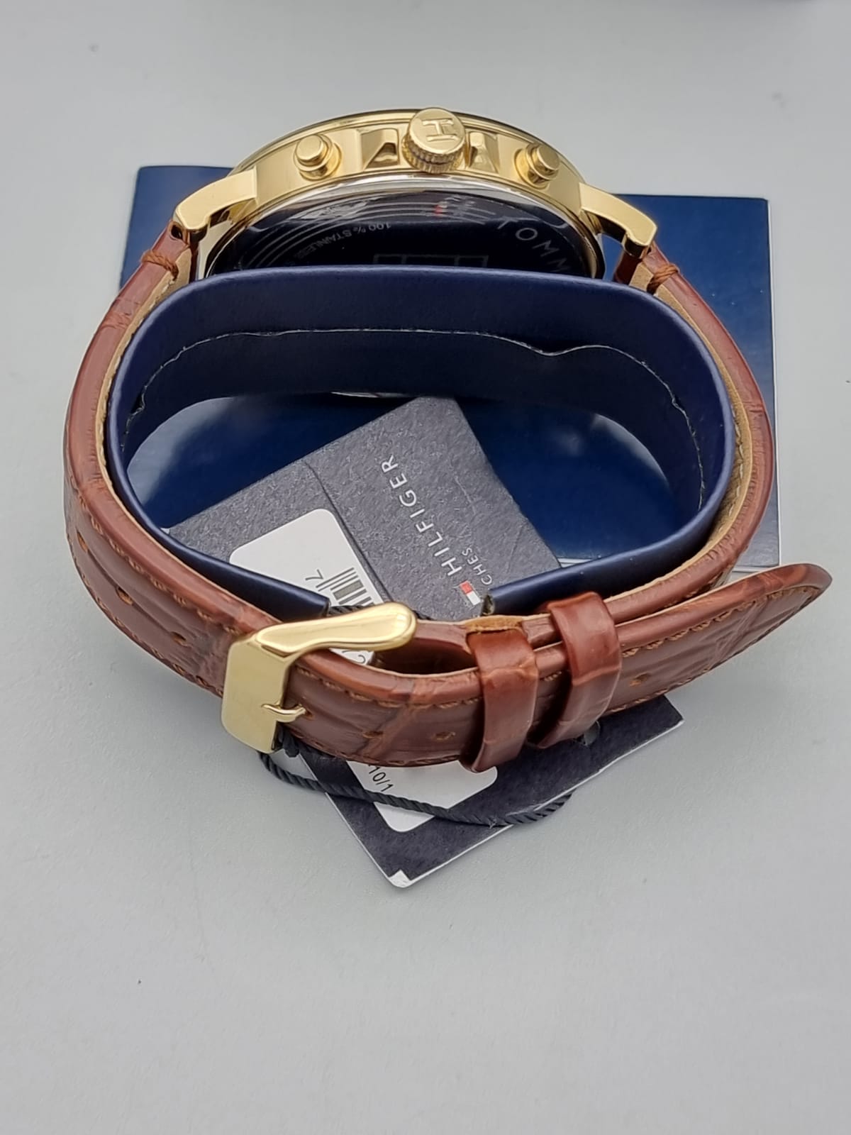 Tommy Hilfiger 1710380 Daniel 44mm Watch Men\'s Brown Leather
