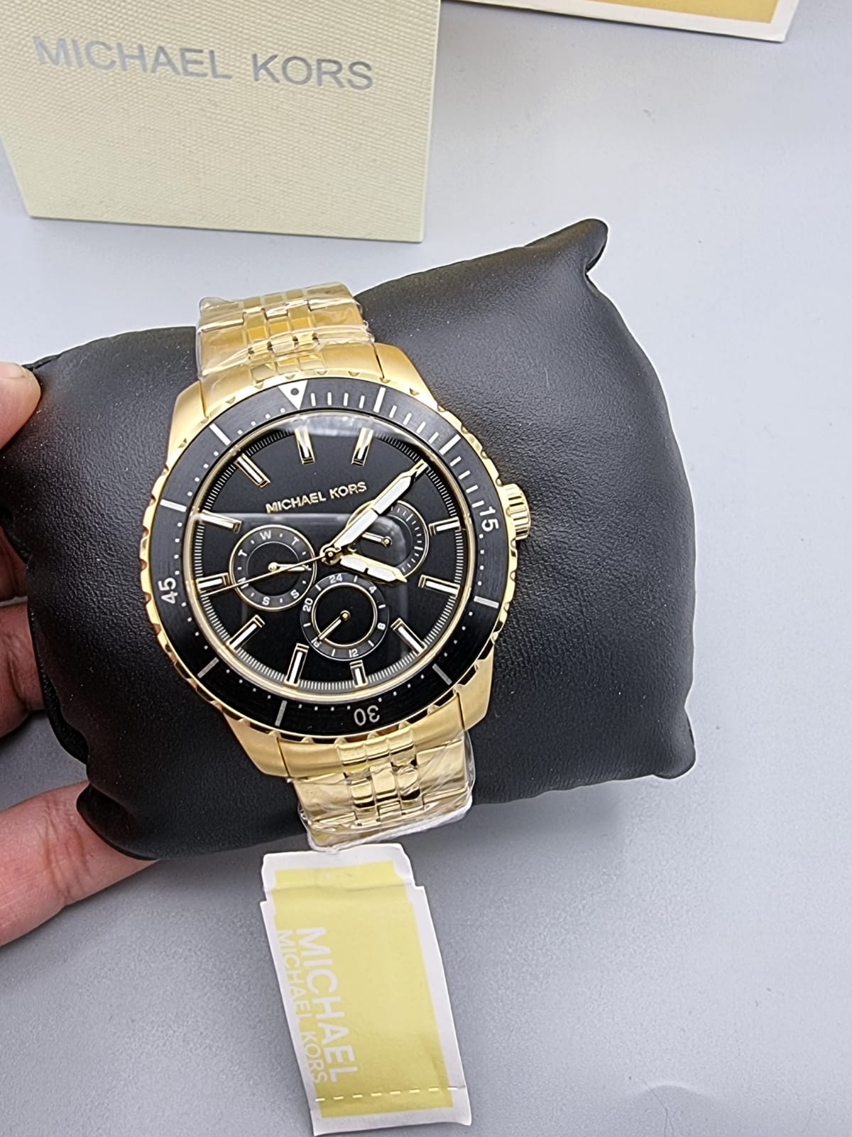 Michael Kors Men's Cunningham Multifunction Gold-tone Steel Watch MK7154