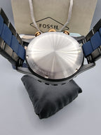 FOSSIL Nate Chronograph Blue Dial Men's Watch JR1494