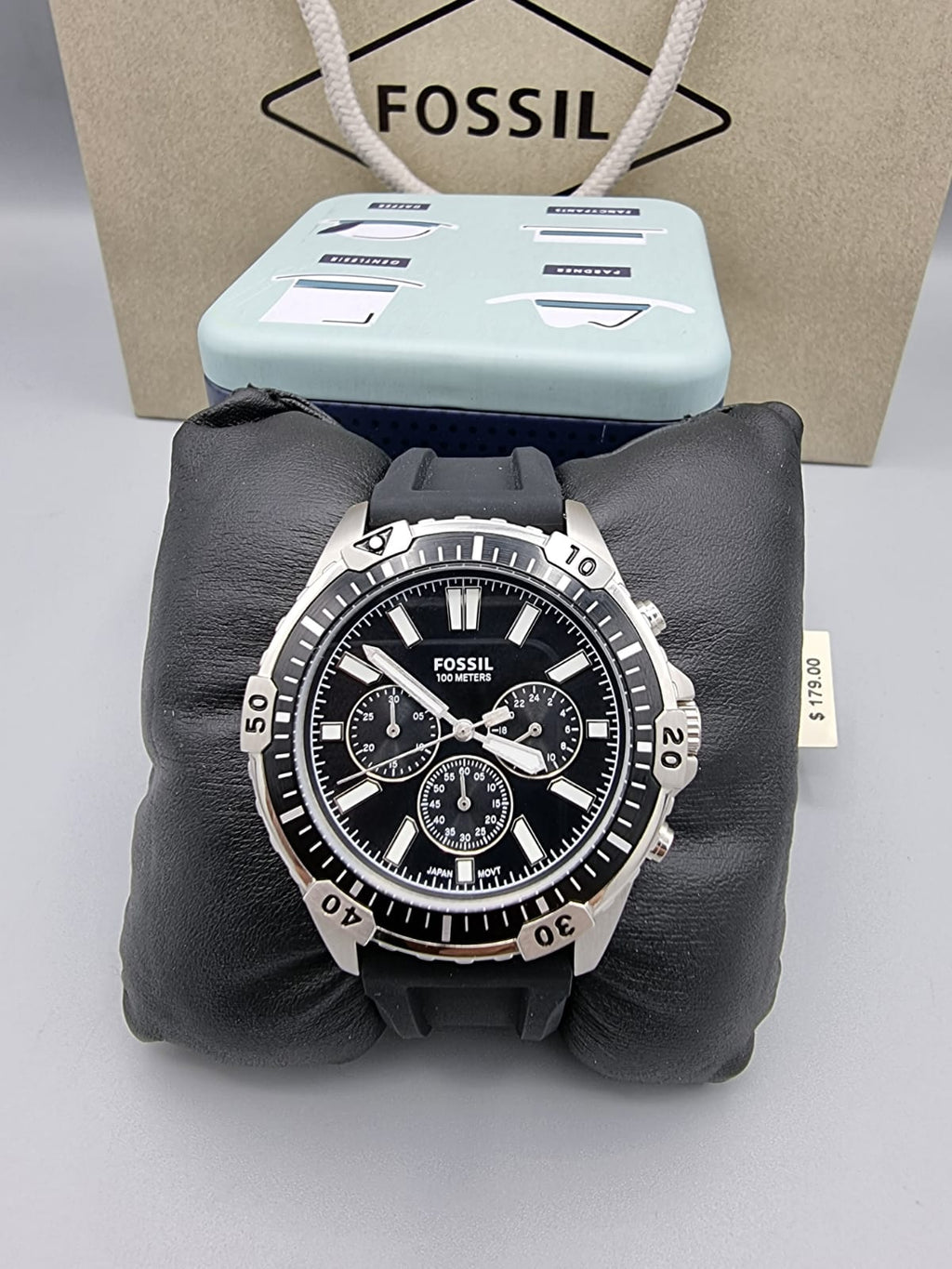 FOSSIL Garrett Chronograph Quartz Black Dial Men's Watch FS5624