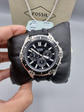 FOSSIL Garrett Chronograph Quartz Black Dial Men's Watch FS5624