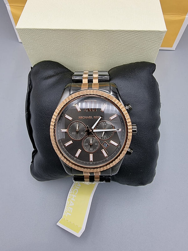 MICHAEL KORS Lexington Chronograph Grey Dial Men’s Watch MK8561 Main Image