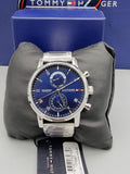 Tommy Hilfiger Kane Stainless Steel Bracelet Blue Dial Men's Watch 1710401