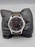 Adexe UK Brown Dial Brown Leather Strap Quartz Men's Watch