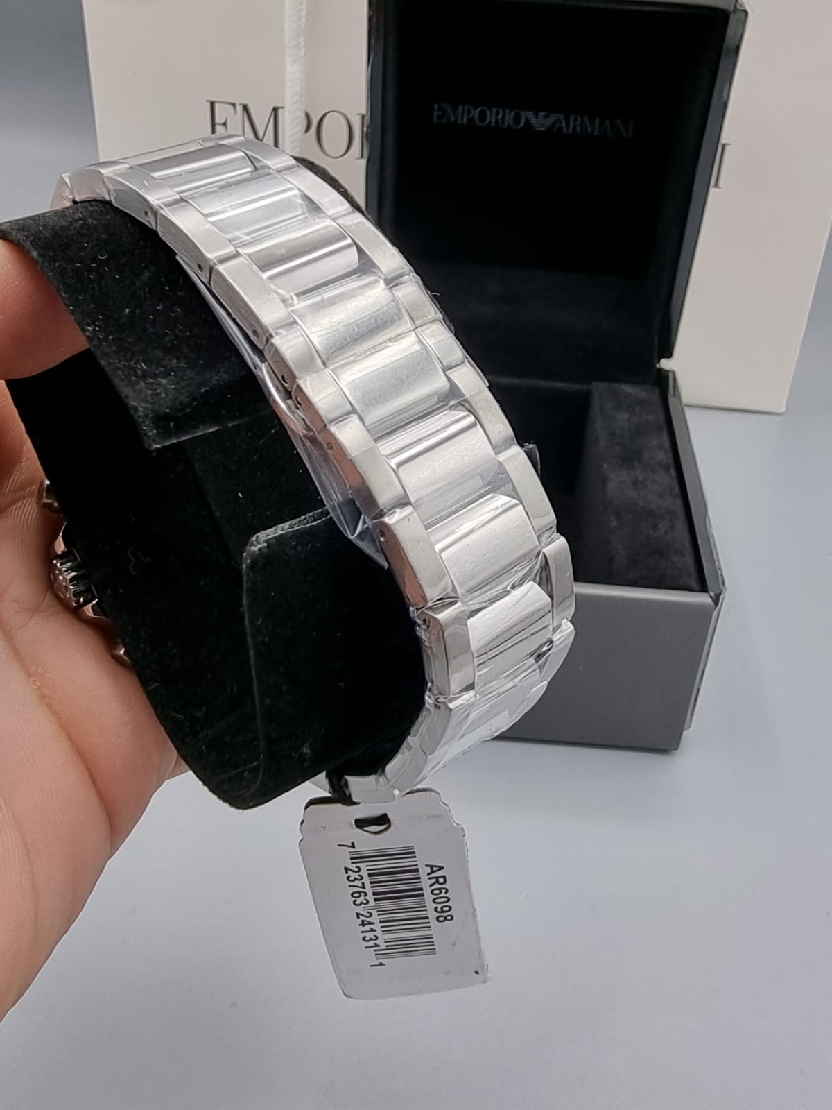 EMPORIO ARMANI Sigma Chronograph Quartz Black Dial Men's Watch AR6098