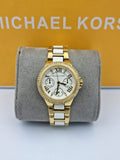 Michael Kors Camille Women's Watch Gold And White (MK5945)