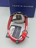 Tommy Hilfiger Men’s Quartz Silicone Strap Black Dial 46mm Watch 1791722