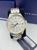 Tommy Hilfiger Men’s Analogue Quartz Stainless Steel White Dial 44mm Watch 1791617