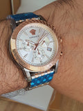VERSACE Sport Tech Chronograph Quartz Silver Dial Men's Watch VELT00319
