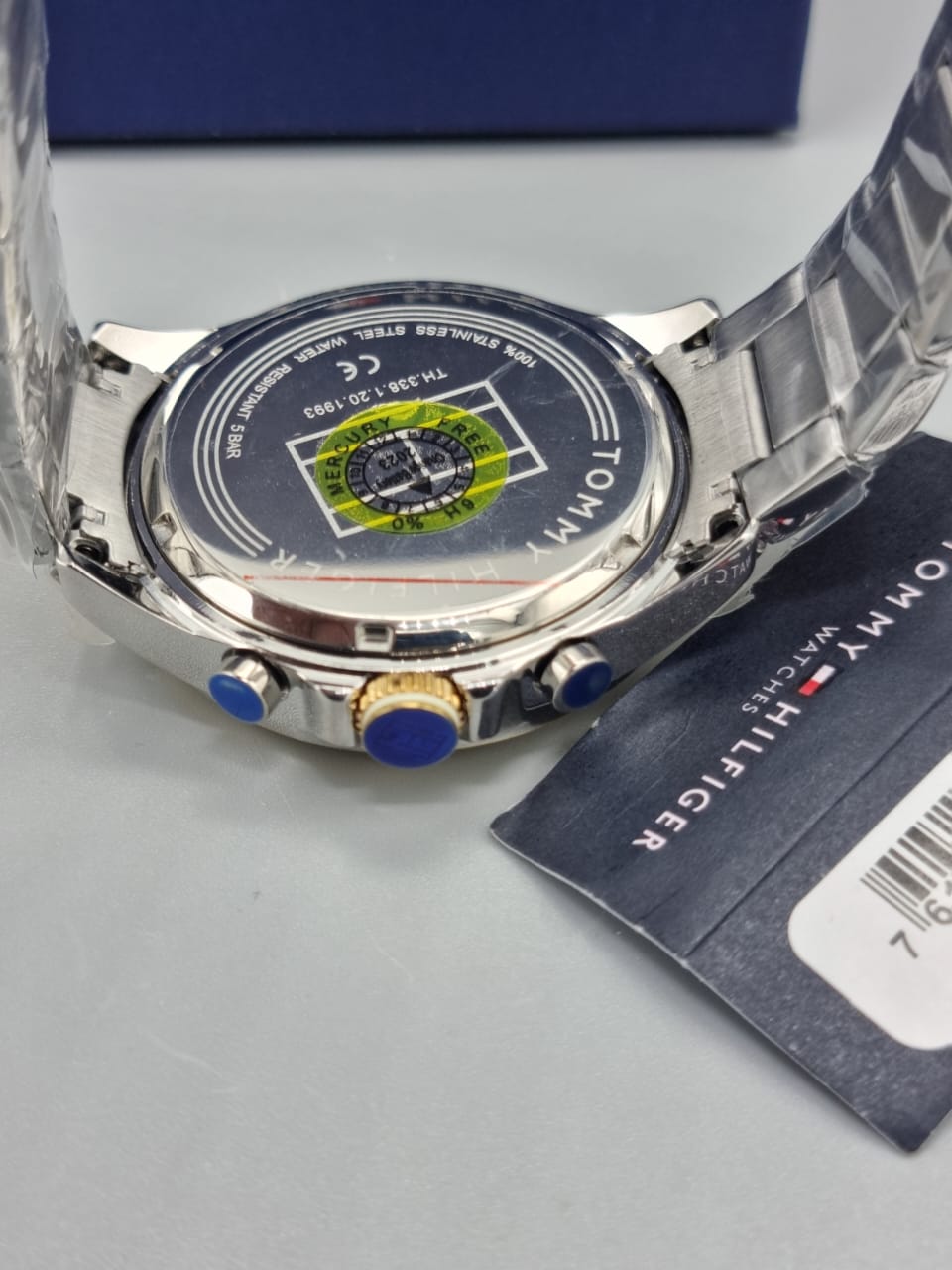 Tommy Hilfiger Men’s Quartz Stainless Steel White Dial 44mm Watch 1791226