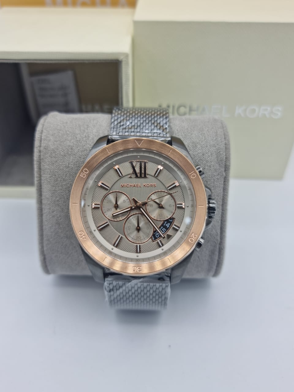 Michael Kors Men's Brecken Quartz Watch with Stainless Steel Strap MK8868