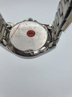 Yema Men's Watch Orange Dial Stainless Steel Silver Chain ymhf1102