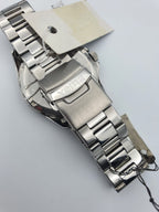 Yema Men's Watch Orange Dial Stainless Steel Silver Chain ymhf1102